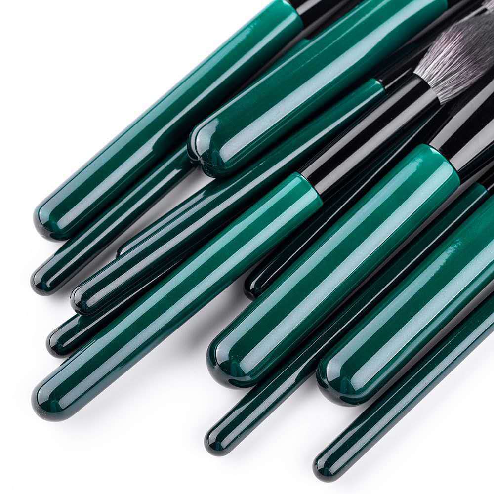 Set Of 12 Green Brushes
